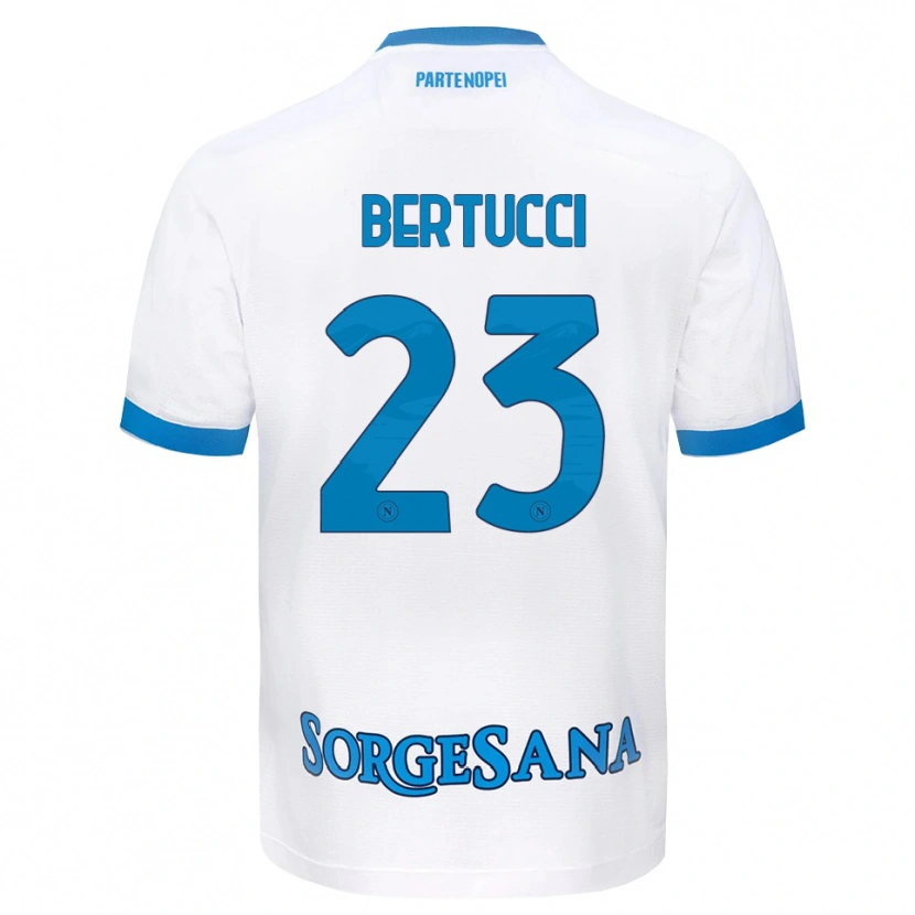 Danxen Kinder Sofia Bertucci #23 Weiß Hellblau Auswärtstrikot Trikot 2026/27 T-Shirt Schweiz