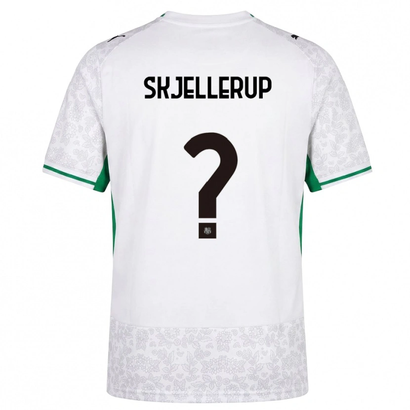 Danxen Kinder Laurs Skjellerup #0 Weiß Schwarz Grün Auswärtstrikot Trikot 2026/27 T-Shirt Schweiz