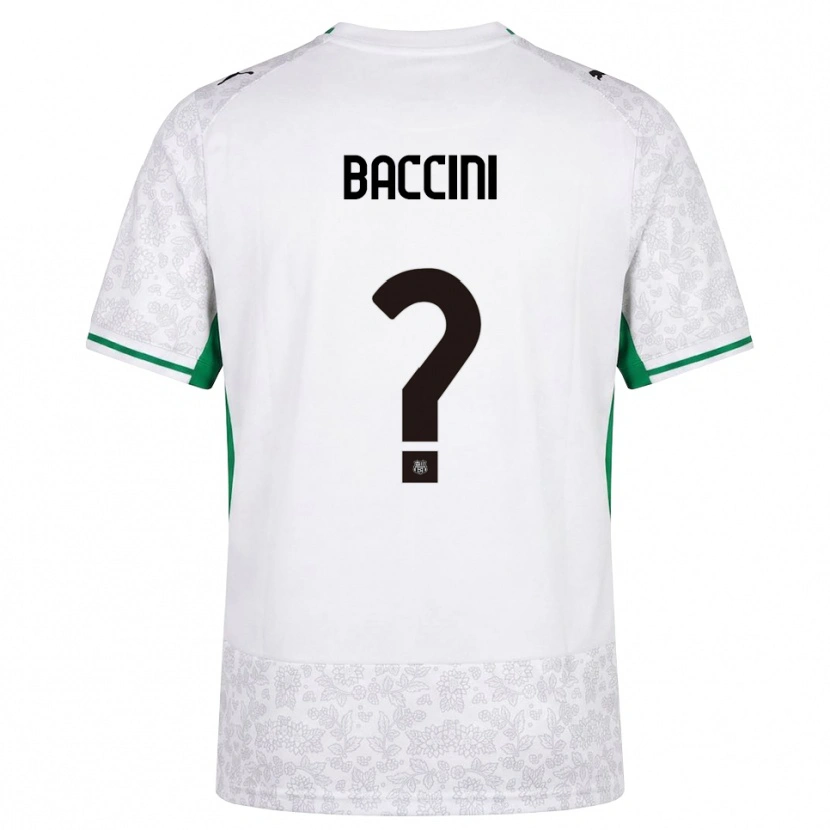 Danxen Kinder Denis Baccini #0 Weiß Schwarz Grün Auswärtstrikot Trikot 2026/27 T-Shirt Schweiz