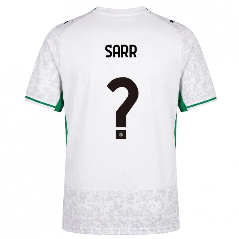 Danxen Kinder Demba Sarr #0 Weiß Schwarz Grün Auswärtstrikot Trikot 2026/27 T-Shirt Schweiz