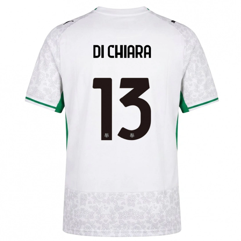 Danxen Kinder Crescenzo Di Chiara #13 Weiß Schwarz Grün Auswärtstrikot Trikot 2026/27 T-Shirt Schweiz