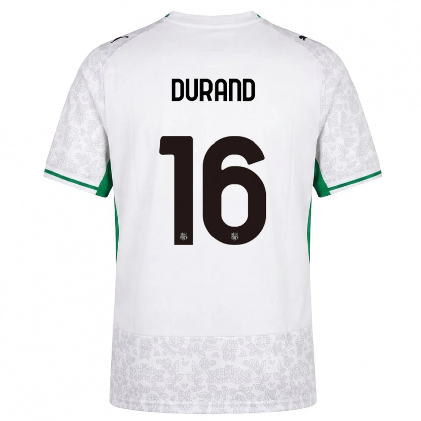 Danxen Kinder Solène Durand #16 Weiß Schwarz Grün Auswärtstrikot Trikot 2026/27 T-Shirt Schweiz