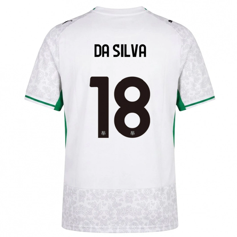 Danxen Kinder Ivan Da Silva #18 Weiß Schwarz Grün Auswärtstrikot Trikot 2026/27 T-Shirt Schweiz