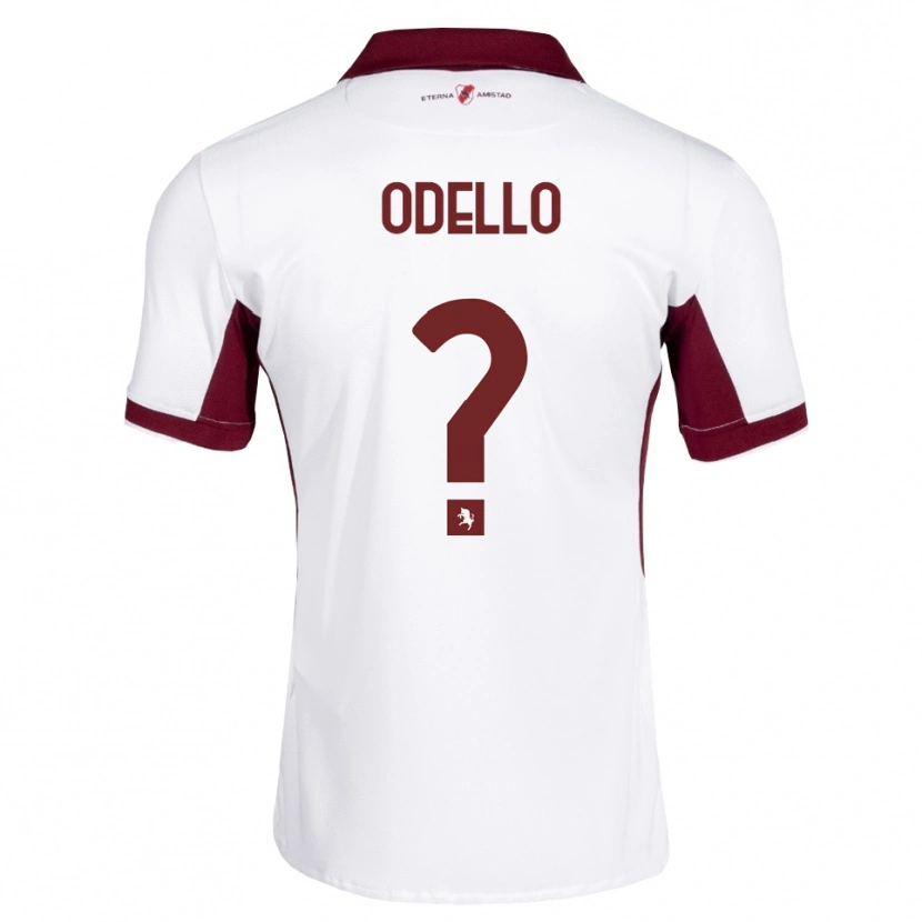 Danxen Kinder Ryan Odello #0 Burgund Weiß Rot Auswärtstrikot Trikot 2026/27 T-Shirt Schweiz
