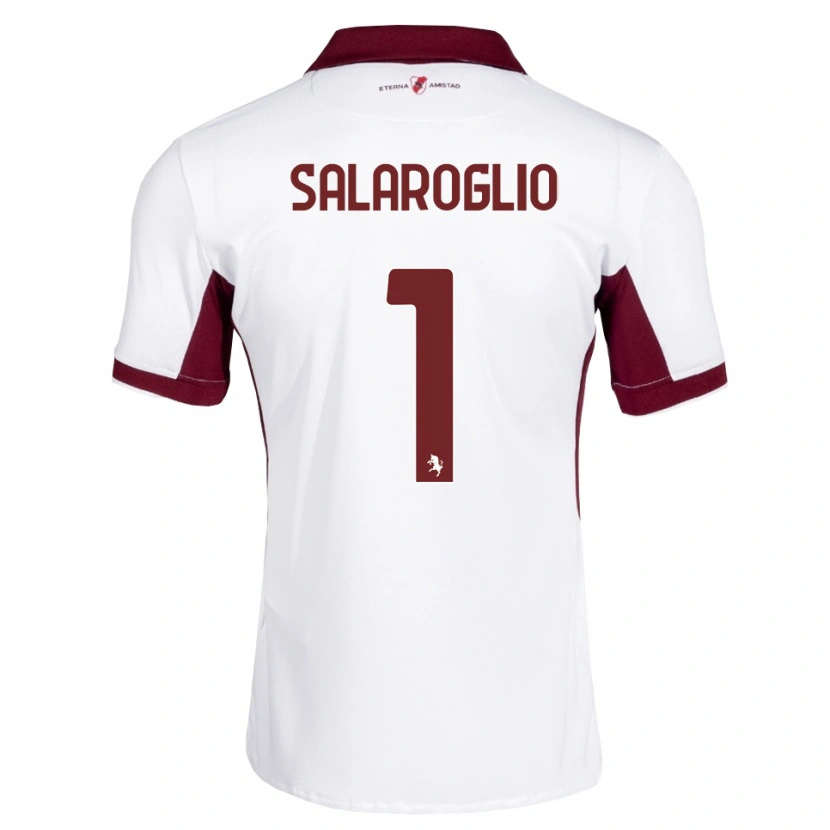 Danxen Kinder Mattia Salaroglio #1 Burgund Weiß Rot Auswärtstrikot Trikot 2026/27 T-Shirt Schweiz