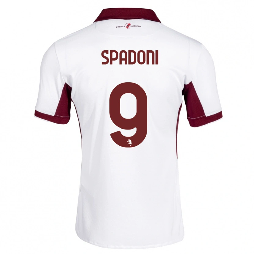 Danxen Kinder Arthur Spadoni #9 Burgund Weiß Rot Auswärtstrikot Trikot 2026/27 T-Shirt Schweiz