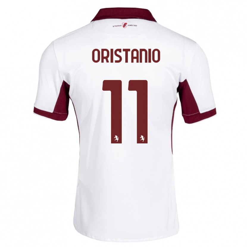 Danxen Kinder Gaetano Oristanio #11 Burgund Weiß Rot Auswärtstrikot Trikot 2026/27 T-Shirt Schweiz