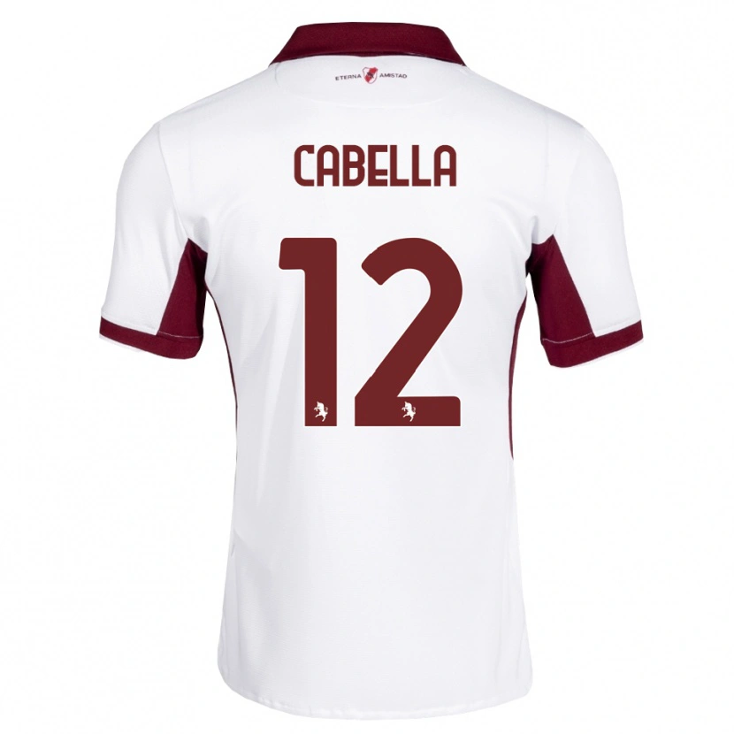 Danxen Kinder Matteo Cabella #12 Burgund Weiß Rot Auswärtstrikot Trikot 2026/27 T-Shirt Schweiz