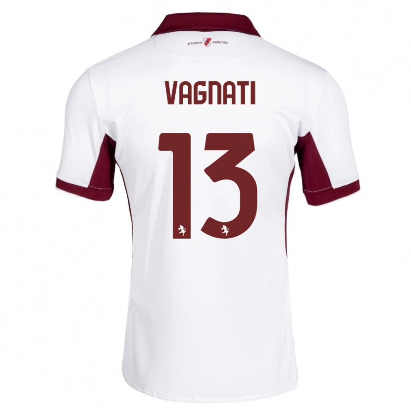 Danxen Kinder Manuel Vagnati #13 Burgund Weiß Rot Auswärtstrikot Trikot 2026/27 T-Shirt Schweiz