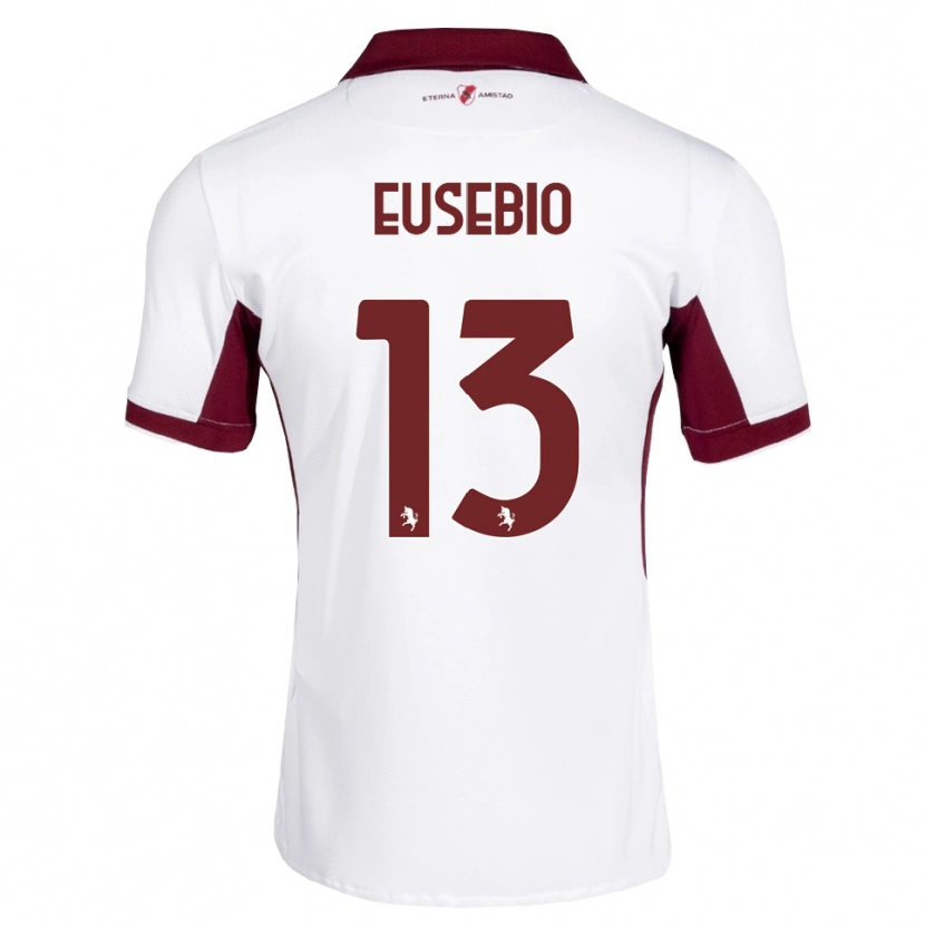 Danxen Kinder Chiara Eusebio #13 Burgund Weiß Rot Auswärtstrikot Trikot 2026/27 T-Shirt Schweiz
