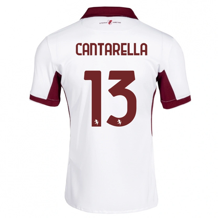 Danxen Kinder Luca Cantarella #13 Burgund Weiß Rot Auswärtstrikot Trikot 2026/27 T-Shirt Schweiz