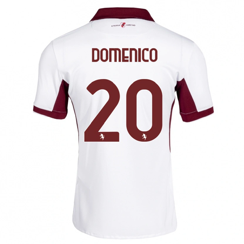 Danxen Kinder Domenico Gai #20 Burgund Weiß Rot Auswärtstrikot Trikot 2026/27 T-Shirt Schweiz
