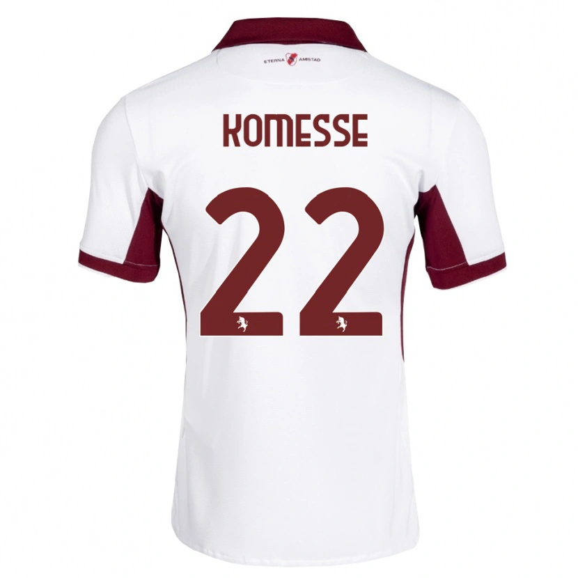 Danxen Kinder Josias Sabone Komesse #22 Burgund Weiß Rot Auswärtstrikot Trikot 2026/27 T-Shirt Schweiz