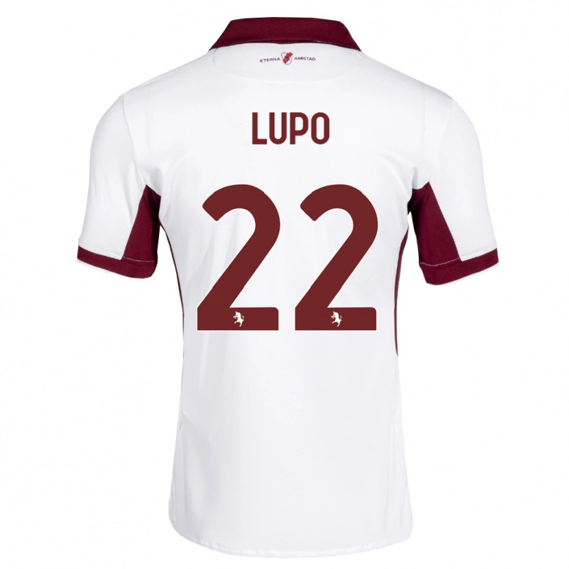 Danxen Kinder Enrica Lupo #22 Burgund Weiß Rot Auswärtstrikot Trikot 2026/27 T-Shirt Schweiz