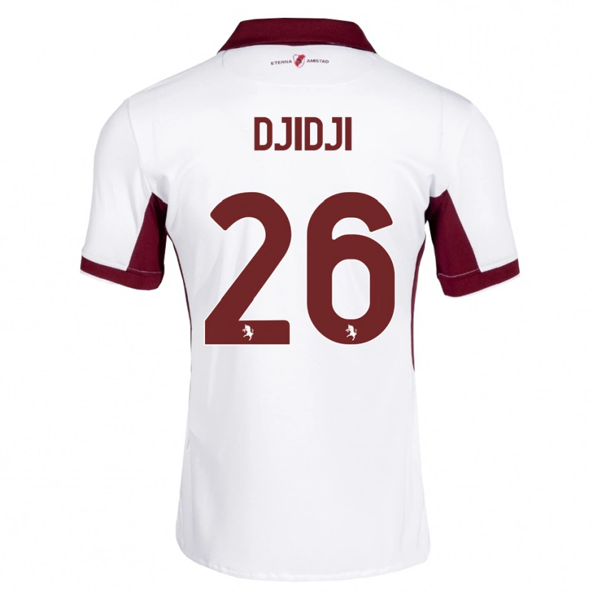 Danxen Kinder Koffi Djidji #26 Burgund Weiß Rot Auswärtstrikot Trikot 2026/27 T-Shirt Schweiz