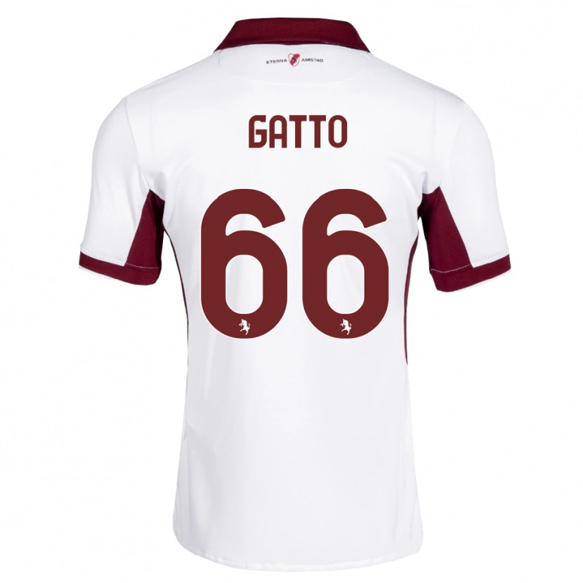 Danxen Kinder Tommaso Gatto #66 Burgund Weiß Rot Auswärtstrikot Trikot 2026/27 T-Shirt Schweiz