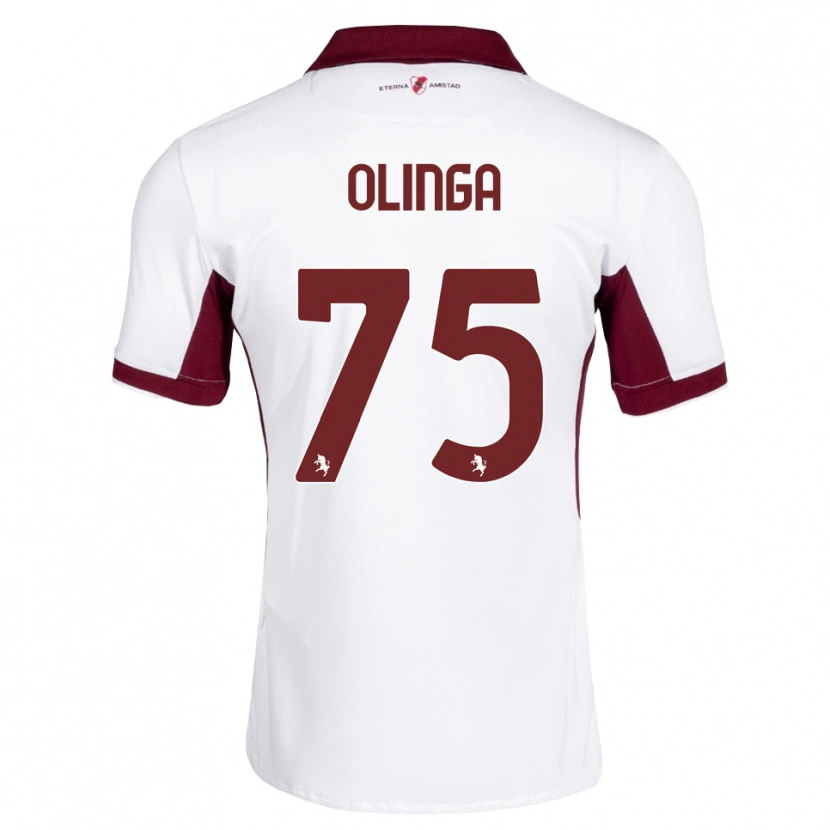 Danxen Kinder Kenny Liema Olinga #75 Burgund Weiß Rot Auswärtstrikot Trikot 2026/27 T-Shirt Schweiz