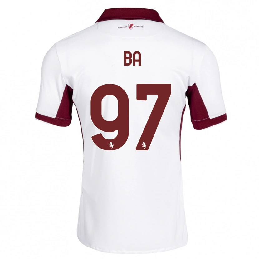 Danxen Kinder El-Hadji Ba #97 Burgund Weiß Rot Auswärtstrikot Trikot 2026/27 T-Shirt Schweiz