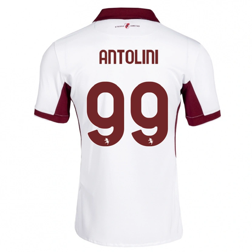 Danxen Kinder Jacopo Antolini #99 Burgund Weiß Rot Auswärtstrikot Trikot 2026/27 T-Shirt Schweiz