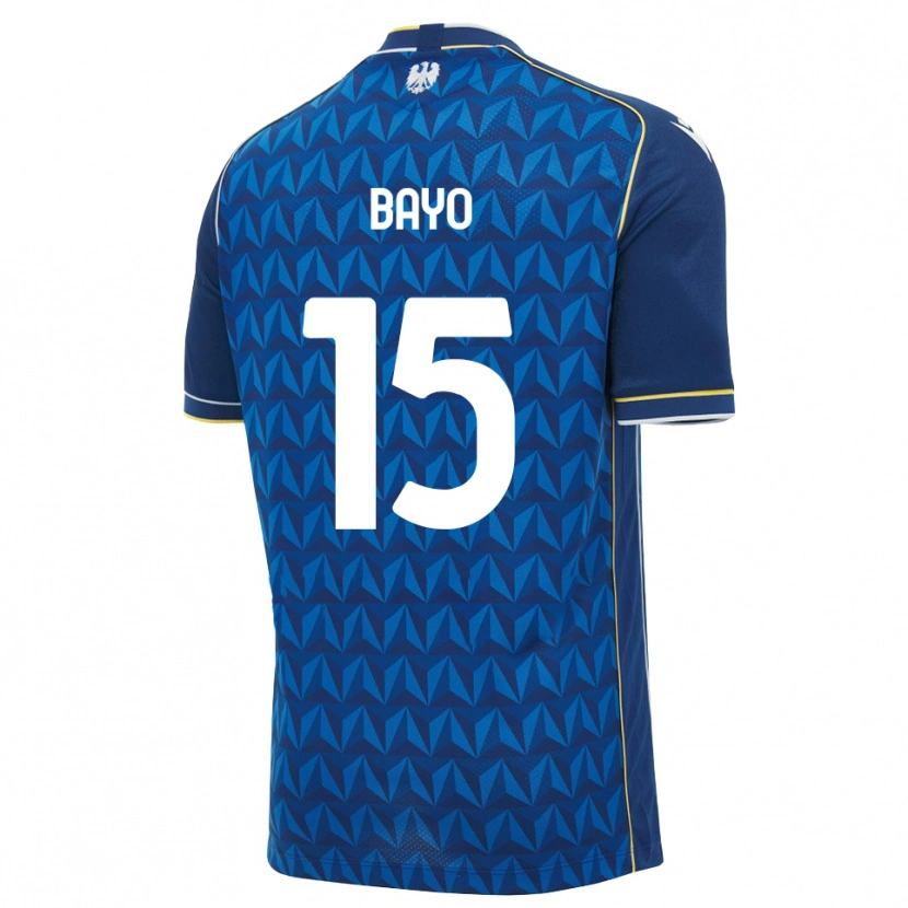Danxen Kinder Vakoun Bayo #15 Königsblau Weiß Blau Auswärtstrikot Trikot 2026/27 T-Shirt Schweiz