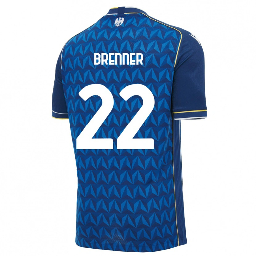 Danxen Kinder Brenner #22 Königsblau Weiß Blau Auswärtstrikot Trikot 2026/27 T-Shirt Schweiz