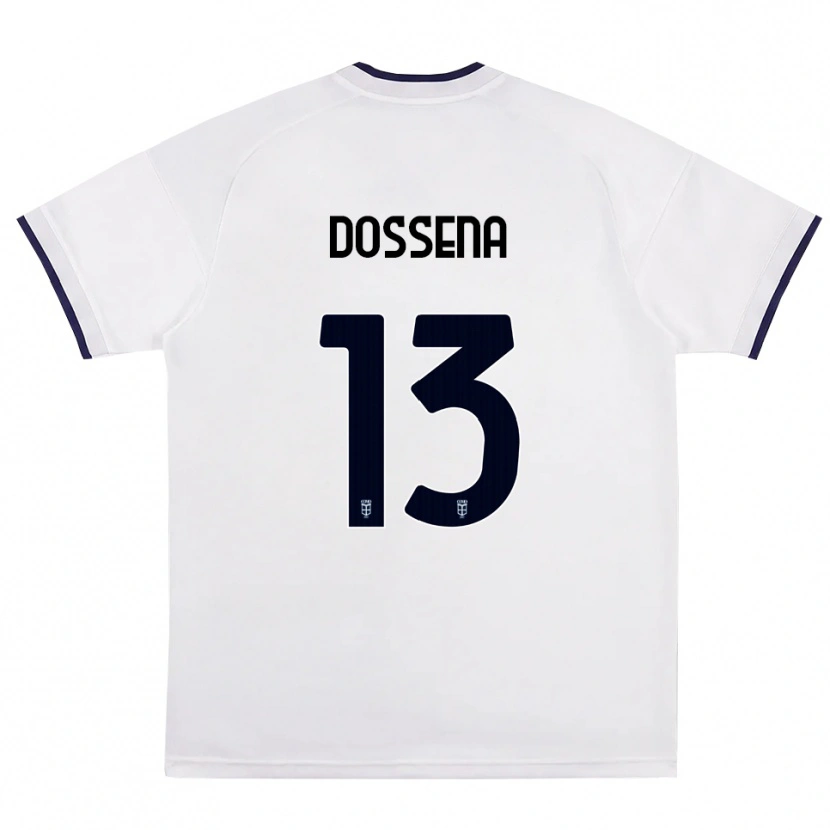 Danxen Kinder Alberto Dossena #13 Weiß Rot Königsblau Auswärtstrikot Trikot 2026/27 T-Shirt Schweiz