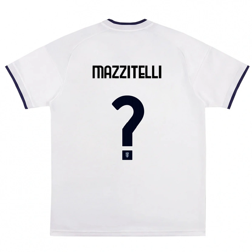 Danxen Kinder Luca Mazzitelli #0 Weiß Rot Königsblau Auswärtstrikot Trikot 2026/27 T-Shirt Schweiz