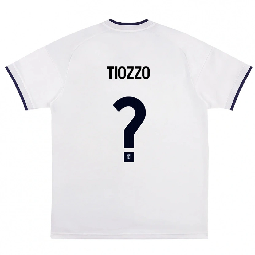 Danxen Kinder Leonardo Tiozzo #0 Weiß Rot Königsblau Auswärtstrikot Trikot 2026/27 T-Shirt Schweiz
