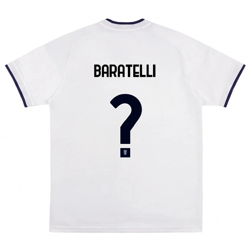Danxen Kinder Mattia Baratelli #0 Weiß Rot Königsblau Auswärtstrikot Trikot 2026/27 T-Shirt Schweiz