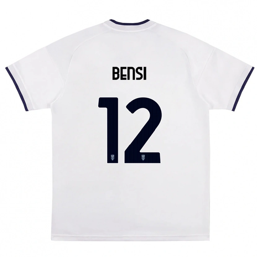 Danxen Kinder Nicolò Bensi #12 Weiß Rot Königsblau Auswärtstrikot Trikot 2026/27 T-Shirt Schweiz