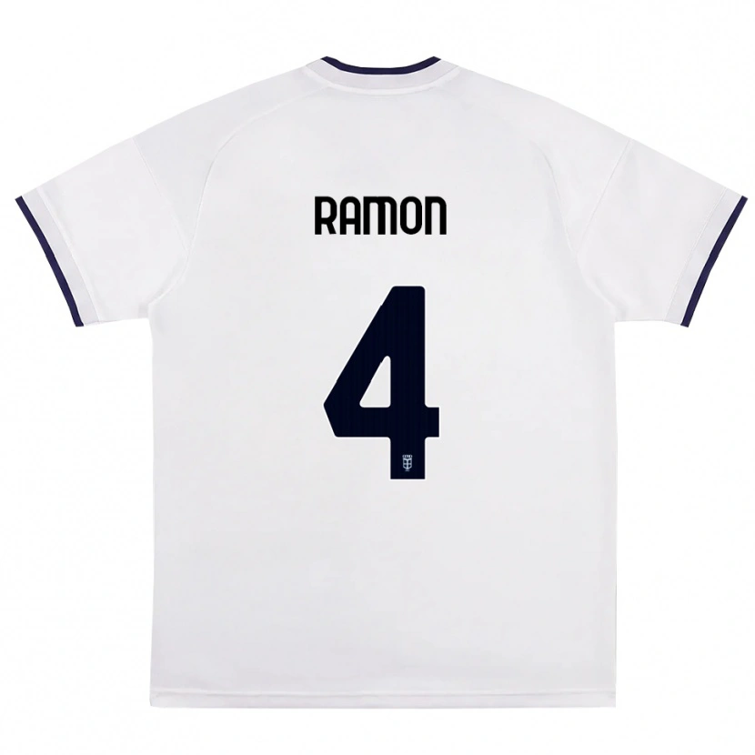 Danxen Kinder Jacobo Ramón #4 Weiß Rot Königsblau Auswärtstrikot Trikot 2026/27 T-Shirt Schweiz