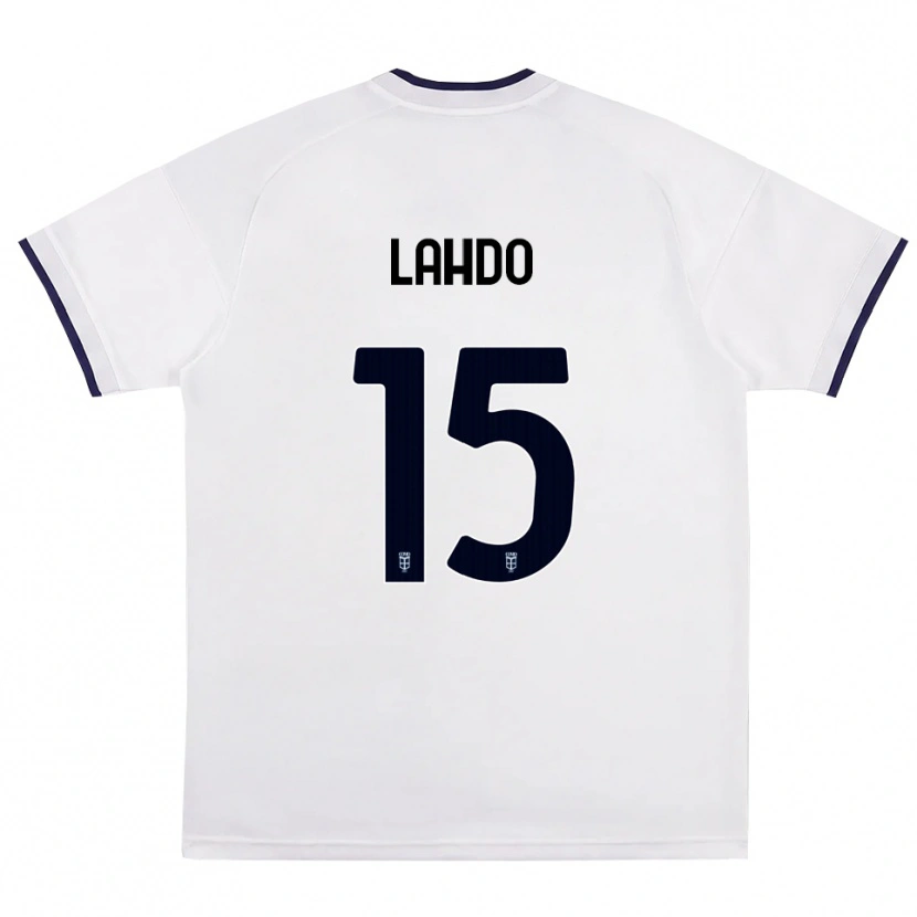 Danxen Kinder Adrian Lahdo #15 Weiß Rot Königsblau Auswärtstrikot Trikot 2026/27 T-Shirt Schweiz