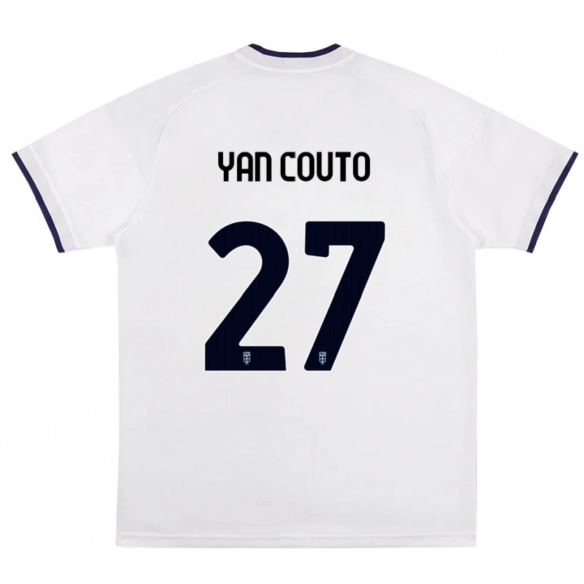 Danxen Kinder Yan Couto #27 Weiß Rot Königsblau Auswärtstrikot Trikot 2026/27 T-Shirt Schweiz