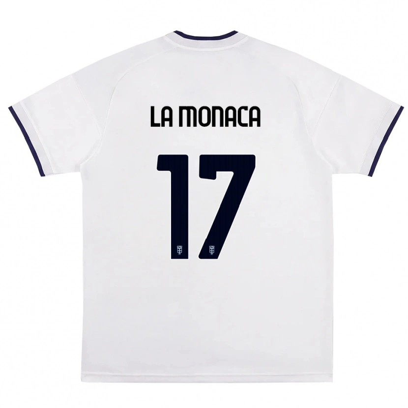 Danxen Kinder Michael La Monaca #17 Weiß Rot Königsblau Auswärtstrikot Trikot 2026/27 T-Shirt Schweiz