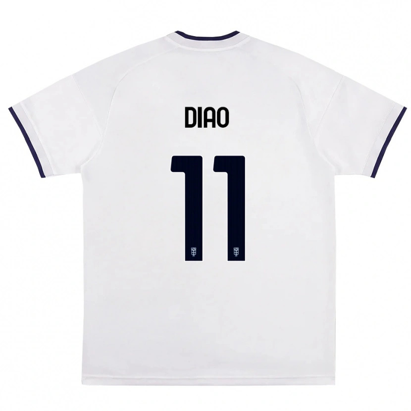 Danxen Kinder Assane Diao #11 Weiß Rot Königsblau Auswärtstrikot Trikot 2026/27 T-Shirt Schweiz