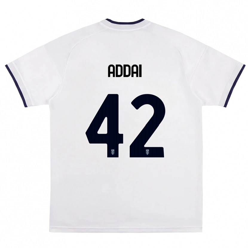 Danxen Kinder Jayden Addai #42 Weiß Rot Königsblau Auswärtstrikot Trikot 2026/27 T-Shirt Schweiz
