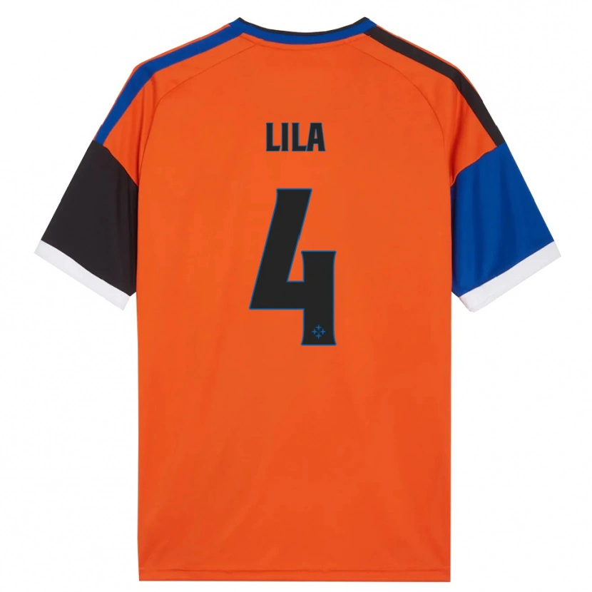 Danxen Kinder Fabjan Lila #4 Orange Blau Schwarz Weiß Auswärtstrikot Trikot 2026/27 T-Shirt Schweiz