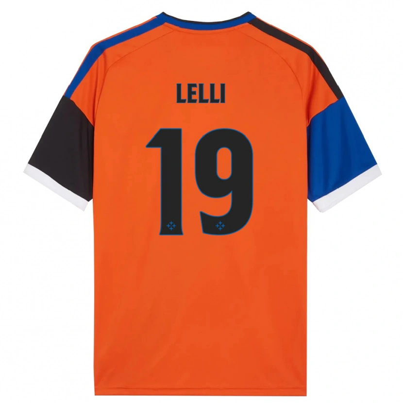 Danxen Kinder Roberto Lelli #19 Orange Blau Schwarz Weiß Auswärtstrikot Trikot 2026/27 T-Shirt Schweiz