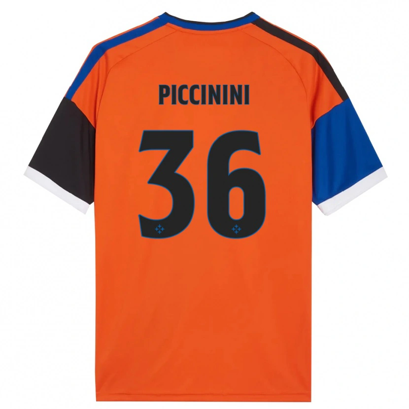 Danxen Kinder Gabriele Piccinini #36 Orange Blau Schwarz Weiß Auswärtstrikot Trikot 2026/27 T-Shirt Schweiz