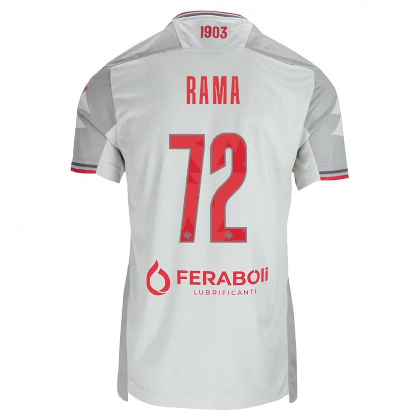 Danxen Kinder Alex Rama #72 Grau Weiß Rot Auswärtstrikot Trikot 2026/27 T-Shirt Schweiz
