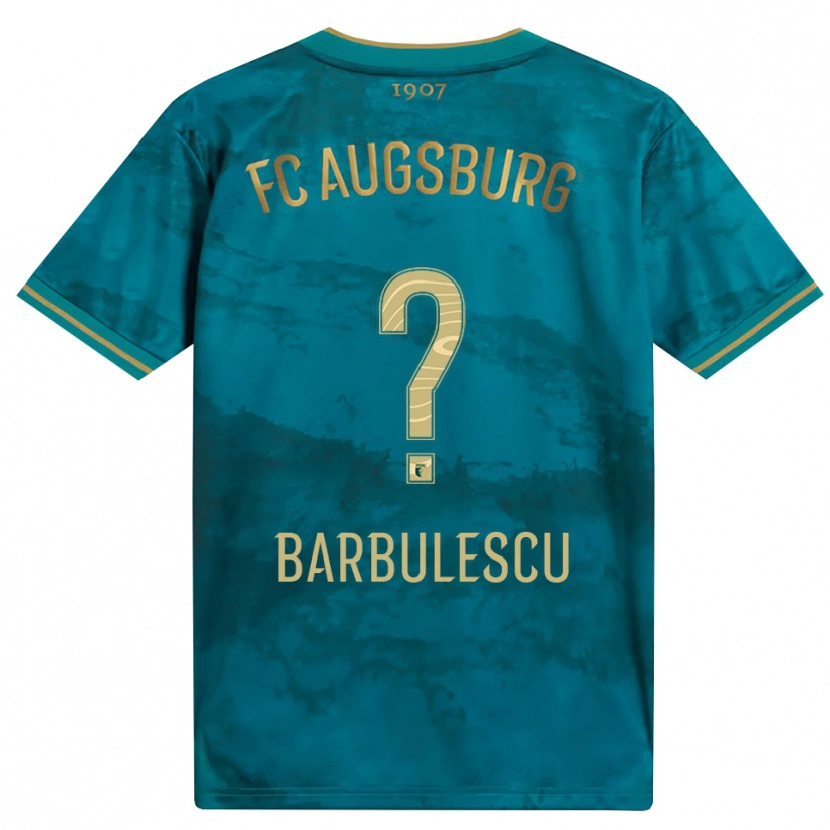 Danxen Kinder Luca Bărbulescu #0 Grün Braun Auswärtstrikot Trikot 2026/27 T-Shirt Schweiz
