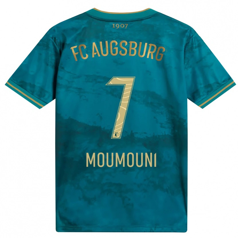 Danxen Kinder Faris Moumouni #7 Grün Braun Auswärtstrikot Trikot 2026/27 T-Shirt Schweiz
