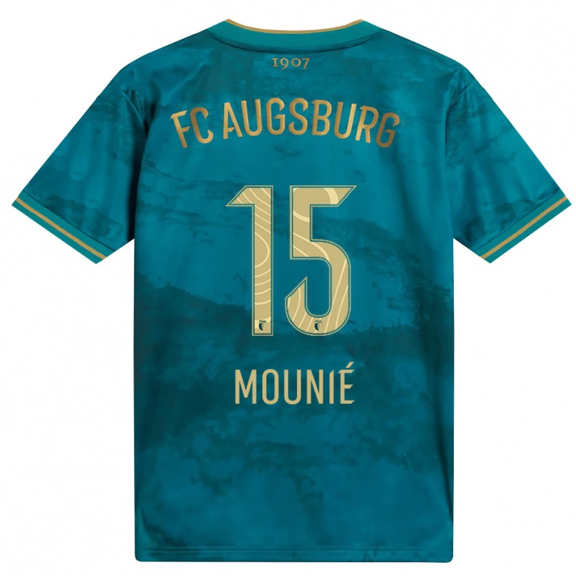 Danxen Kinder Steve Mounié #15 Grün Braun Auswärtstrikot Trikot 2026/27 T-Shirt Schweiz