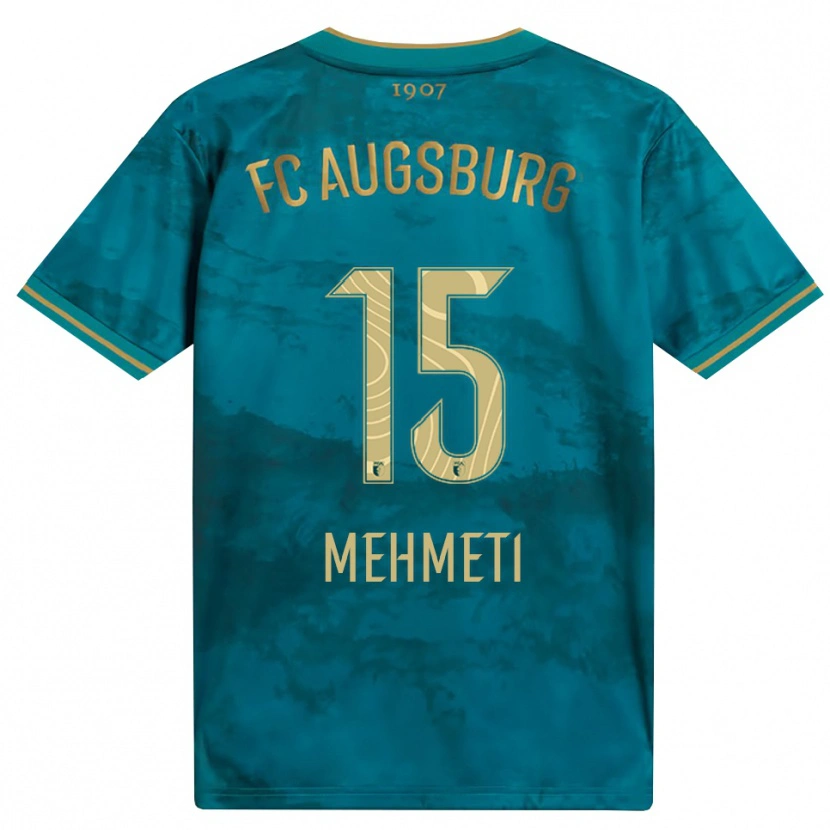 Danxen Kinder Bleona Mehmeti #15 Grün Braun Auswärtstrikot Trikot 2026/27 T-Shirt Schweiz