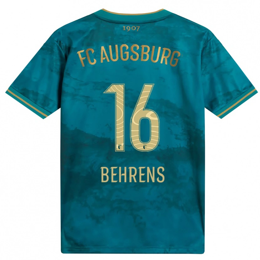 Danxen Kinder Hennes Behrens #16 Grün Braun Auswärtstrikot Trikot 2026/27 T-Shirt Schweiz