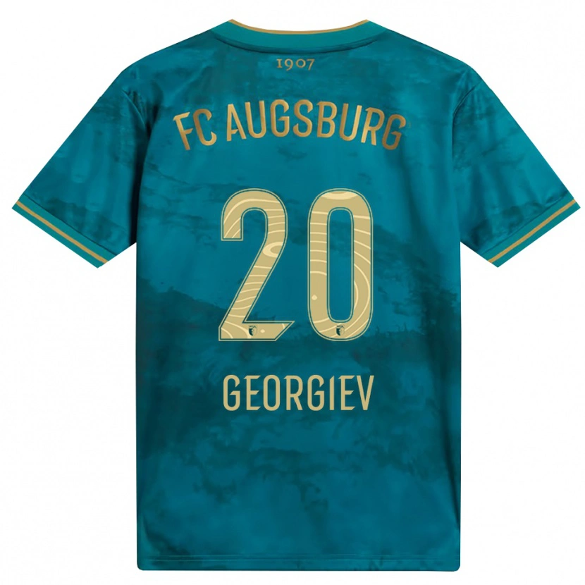 Danxen Kinder Bojan Georgiev #20 Grün Braun Auswärtstrikot Trikot 2026/27 T-Shirt Schweiz