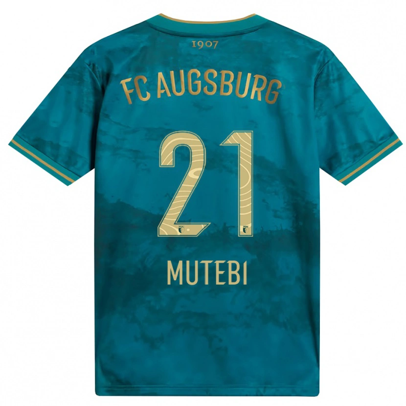 Danxen Kinder Ikhlas Mutebi #21 Grün Braun Auswärtstrikot Trikot 2026/27 T-Shirt Schweiz