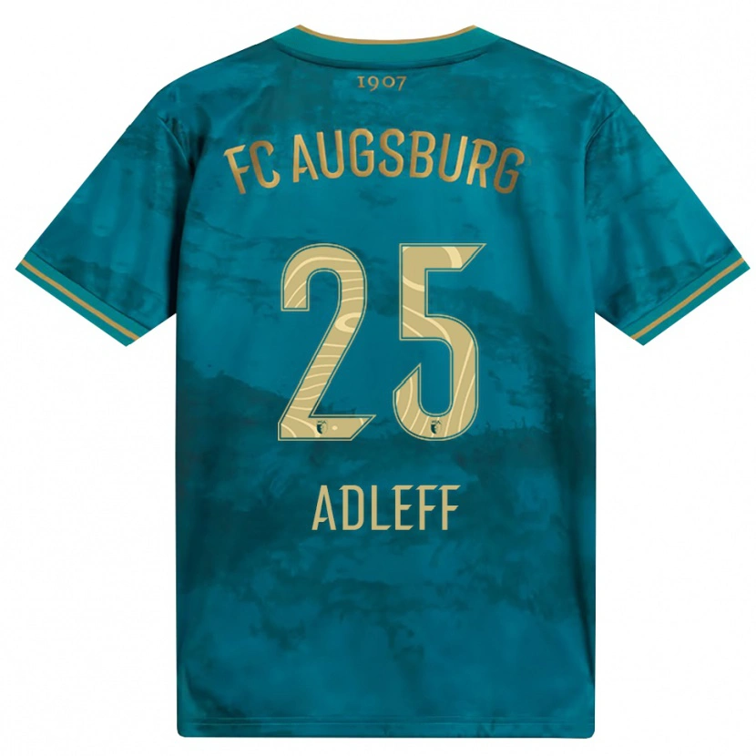 Danxen Kinder Milo Adleff #25 Grün Braun Auswärtstrikot Trikot 2026/27 T-Shirt Schweiz