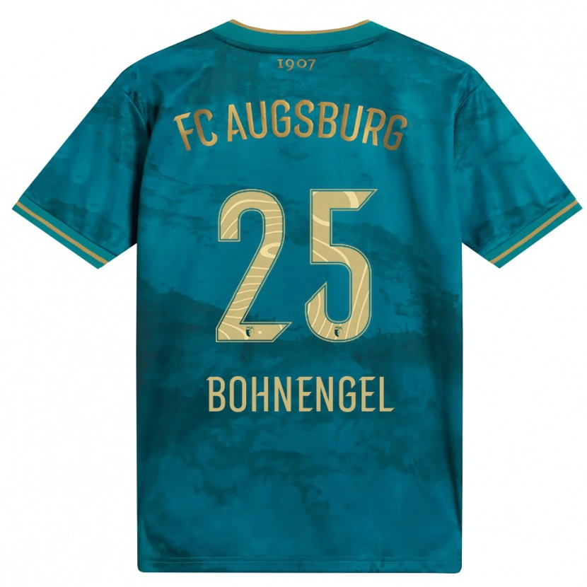 Danxen Kinder Noah Bohnengel #25 Grün Braun Auswärtstrikot Trikot 2026/27 T-Shirt Schweiz