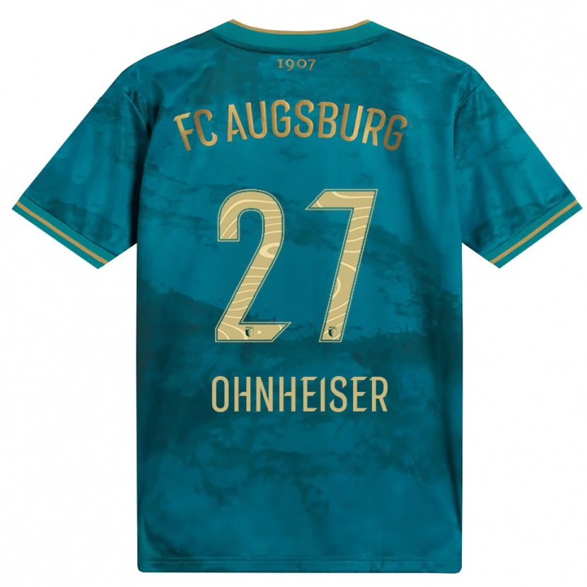 Danxen Kinder Nico Ohnheiser #27 Grün Braun Auswärtstrikot Trikot 2026/27 T-Shirt Schweiz